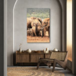 Accrochez la petite toile encadrée d'éléphant<br><div class="desc">African Wildlife Photography de Pathblazer Studios sur ce produit est un rappel parfait pour quiconque a visité l'Afrique pour voir la faune africaine et toutes ses merveilles. Nous avons une gamme de photos originales et des designs faits sur mesure pour vous, alors n'hésitez pas à regarder autour de notre gamme...</div>
