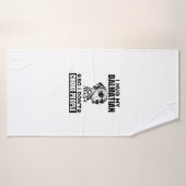 Accrochez-Moi Ma Dalmatienne Donc Je N'Étouffe Pas (Serviette de bain)