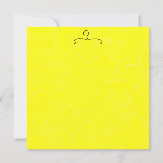 Accrochez-Vous À La Robe ~ Invitations (Dos)