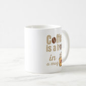 Accrochez-vous dans une tasse amusante amante du c (Devant droit)