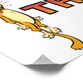 Accrochez-Vous Là Affiche Démotivante (Coin)