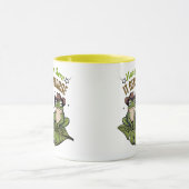 Accrochez-vous là, ça devient pire - Mug de grenou (Centre)