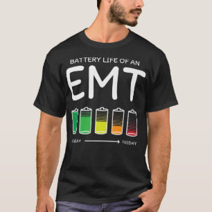Accuduur van een EMT-vriend(in) Paramedic BuddyT-S T-shirt