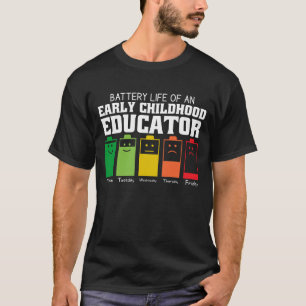 Accuduur van een voorschools onderwijs t-shirt