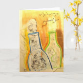 Accueil à la carte de voeux de Marrakech, Brad (Fleur jaune)