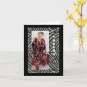 Accueil à la carte du Nouvel An (Fleur jaune)