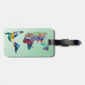 Accueil à mon étiquette de trouveur de bagage du (Dos horizontal)