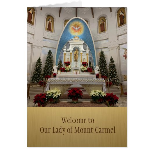 Accueil à notre paroisse (Devant)