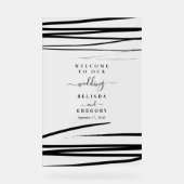 Accueil Abstrait de Black White moderne (Recto)