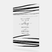 Accueil Abstrait de Black White moderne (Angle)