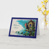 Accueil Accueil Carte de voeux, Robin Bird (Fleur jaune)