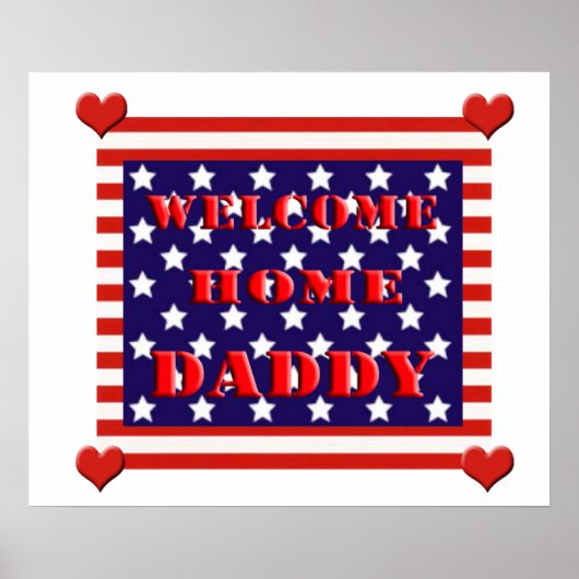 Accueil Accueil Daddy Drapeau Poster design (Devant)