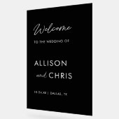 Accueil Acrylique Au Mariage Noir (Angle)