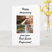 Accueil Anniversaire Carte de voeux de l'agent imm (Fleur jaune)