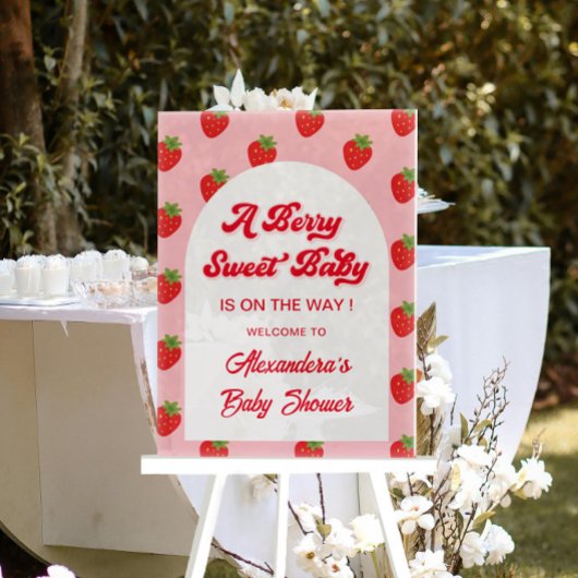 Accueil Baby shower fraise