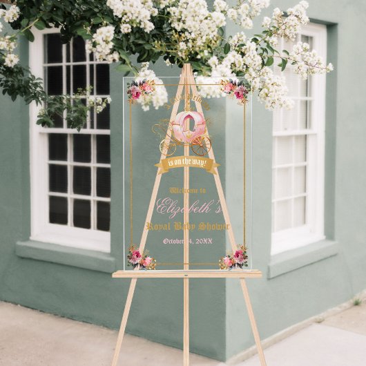 Accueil Baby shower Princess Carrie Rose