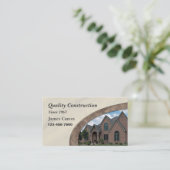 Accueil Carte de visite de rappel ou de constructi (Debout devant)