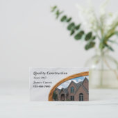 Accueil Carte de visite de rappel ou de constructi (Debout devant)