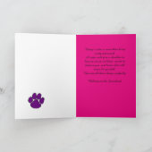 "Accueil carte de voeux à fraternité" (Intérieur)