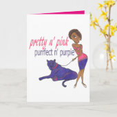 "Accueil carte de voeux à fraternité" (Fleur jaune)