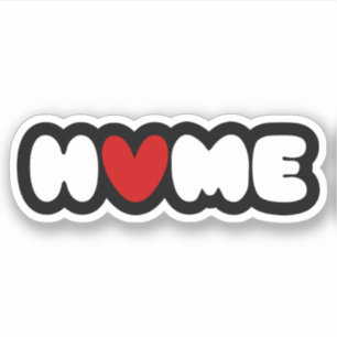 Accueil C'Est Là Que Le Coeur Est Sticker