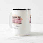 Accueil C'Est Là Que Mon Chat Est Du Café Mug (Devant gauche)