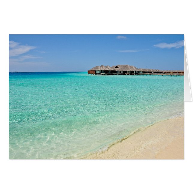 Accueil Chaleureux. Maldives (Devant horizontal)