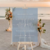 Accueil Chic Dusty Blue Wedding