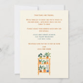 Accueil - Croissance Nouvelle carte de Faire-part (Dos)