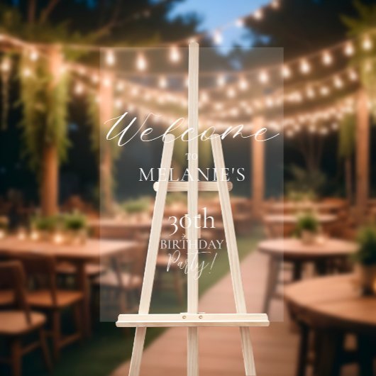 Accueil d'Anniversaire moderne et élégant