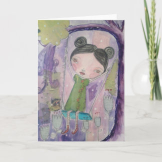 Accueil de carte de voeux toutes vos pensées