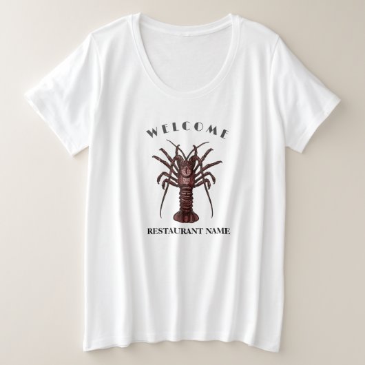 Accueil de fruits de mer modernes Lobster Restaura (Design devant)