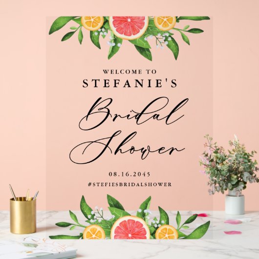 Accueil de la Fête de Mariage Oranges et Pamplemou (Mariage)