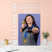 Accueil de la fête de retraite photo personnalisée (Mariage)