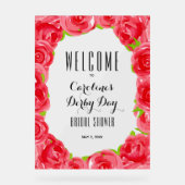 Accueil de la Fête des mariées de style Roses roug (Recto)