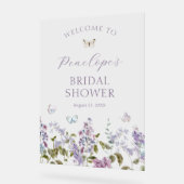 Accueil de la Fête des mariées Lilac et Papillons (Angle)