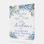 Accueil de la fête prénuptiale de l'hortensia bleu (Angle)