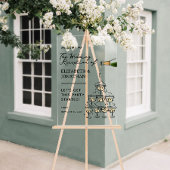 Accueil de mariage Whimsical Champagne