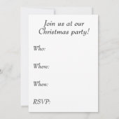 Accueil de Noël et invitation à la joie (Dos)