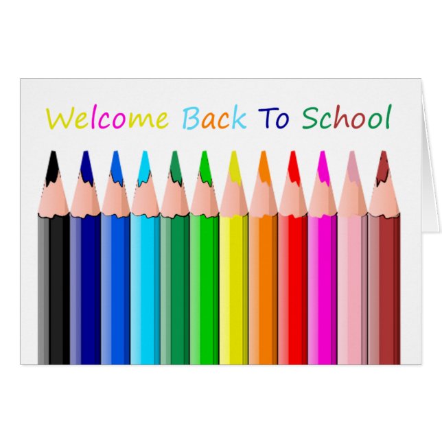 Accueil de nouveau à l'école ! (Devant horizontal)