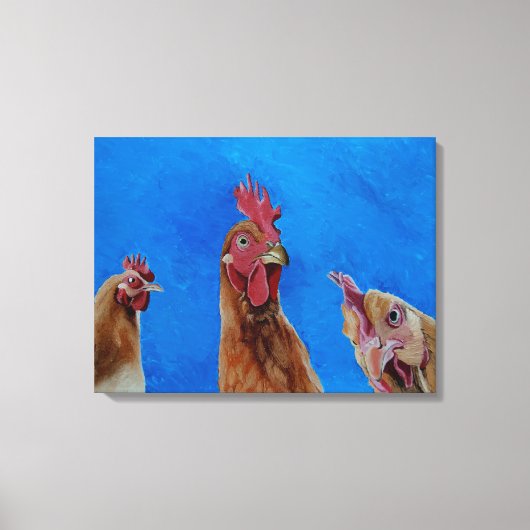 Accueil de Roost. Impression sur toile. (Recto)