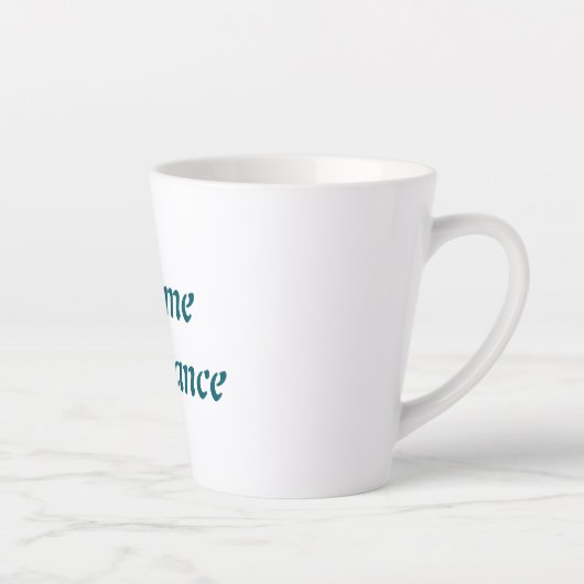 Accueil D'élégance Latte Mug (Droite)