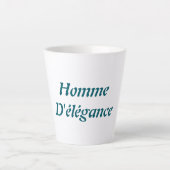 Accueil D'élégance Latte Mug (Devant)