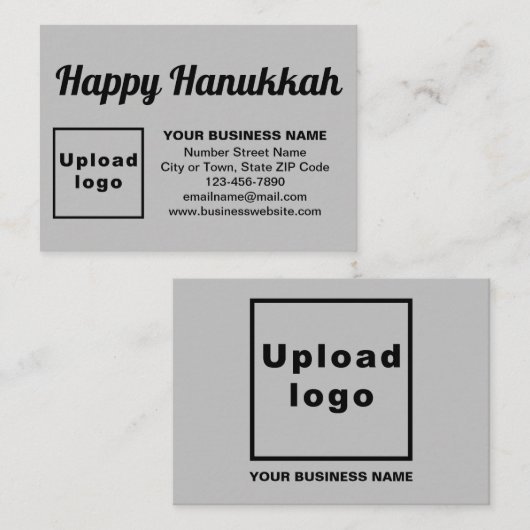 Accueil d'entreprise Hanoukka sur carte de boîtier (Devant / Derrière)