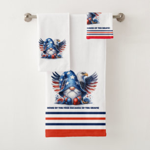 Accueil des Libres - Gnome Patriotique et Aigle