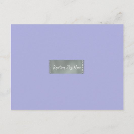 Accueil d'hiver Faire-part mobile (Dos)