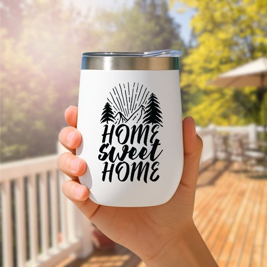 Accueil douce maison Voyage Mug Isolé