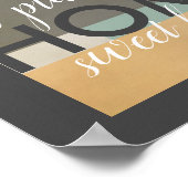 accueil doux accueil citation typographie affiche (Coin)