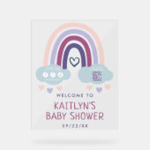 Accueil du Baby shower Little Rainbow (Recto)