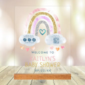 Accueil du Baby shower Little Rainbow